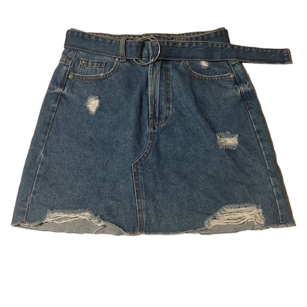 Primark Denim Co Belted Jean Skirt